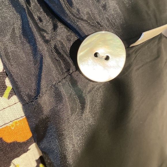 VTG SIGRID OLSEN Floral Print Blazer Size 4 - Picture 8 of 9